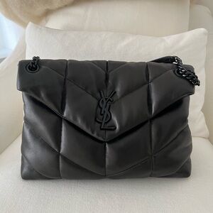 Yves Saint Laurent loulou medium leather puffer bag